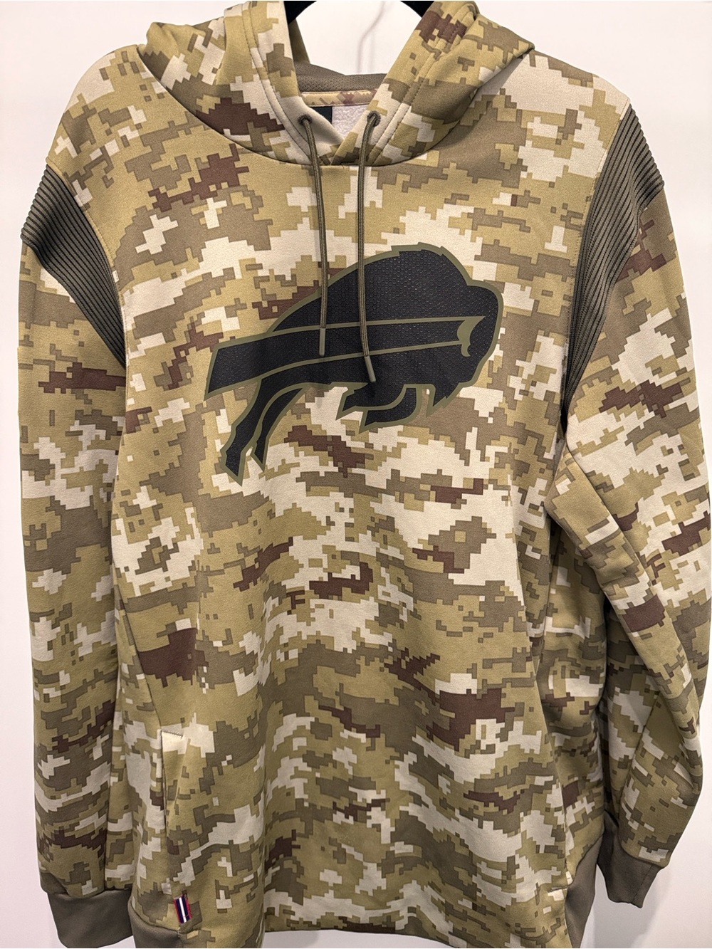 Nike Buffalo Bills Men's Camo Salute to Service Hoodie - Tan Camo
